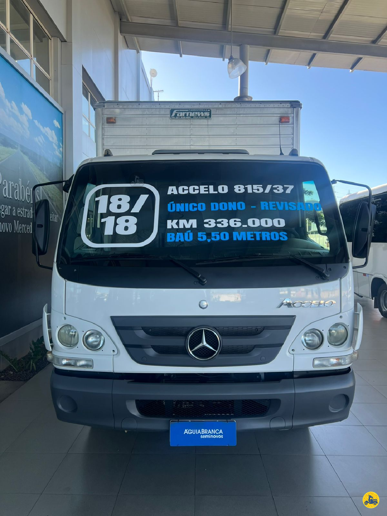 CAMINHAO MERCEDES-BENZ MB 815 Baú Furgão 3/4 4x2 Vitória Diesel - MB CARIACICA ESPÍRITO SANTO ES